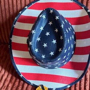 Men’s Patriotic Star and Stripe Cowboy Hat